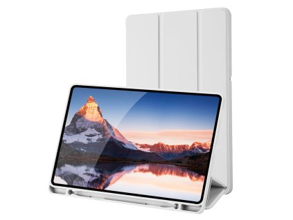 32125 techsuit flex trifold ochranne puzdro s drziakom na pero samsung galaxy tab s6 lite 2020 2022 2024 siva