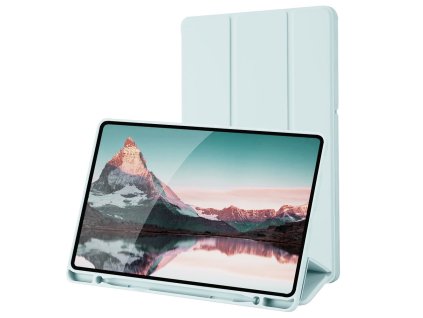 32128 techsuit flex trifold ochranne puzdro s drziakom na pero samsung galaxy tab s6 lite 2020 2022 2024 sky modra