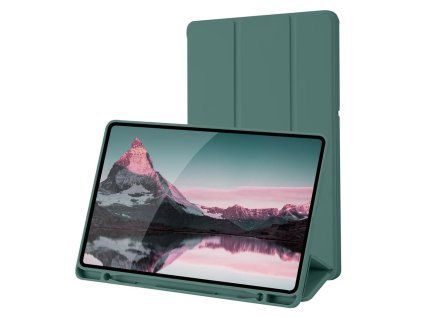 32140 5 techsuit flex trifold ochranne puzdro s drziakom na pero samsung galaxy tab s6 lite 2020 2022 2024 zelena
