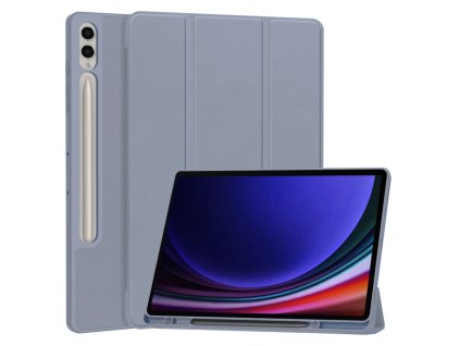 32098 techsuit flex trifold ochranne puzdro s drziakom na pero samsung galaxy tab s9 plus fialova