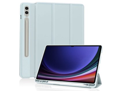 32038 techsuit flex trifold ochranne puzdro s drziakom na pero samsung galaxy tab s9 ultra sky modra
