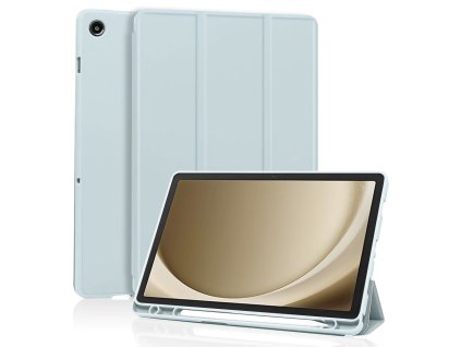 35452 techsuit flex trifold puzdro s drziakom na ceruzku samsung galaxy tab a9 plus svetlomodre
