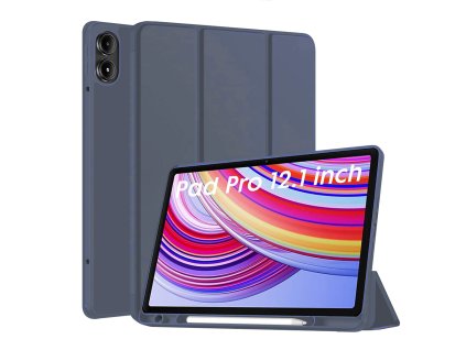 35692 2 techsuit flex trifold puzdro s drziakom na ceruzku xiaomi redmi pad pro poco pad tmavomodre