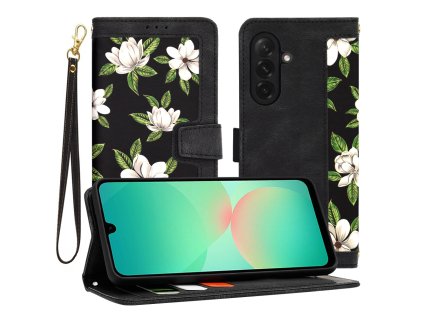 58143 4 techsuit flipcraft kryt pre samsung galaxy a26 5g flowers of the dawn