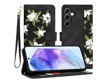 57945 techsuit flipcraft kryt pre samsung galaxy a55 5g flowers of the dawn