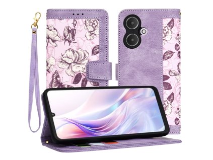 42288 techsuit flipcraft otvaraci obal pre xiaomi redmi 13c 5g poco m6 tajomna fialova