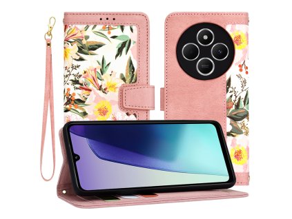 42390 techsuit flipcraft otvaraci obal pre xiaomi redmi 14c poco c75 sladka ruzova
