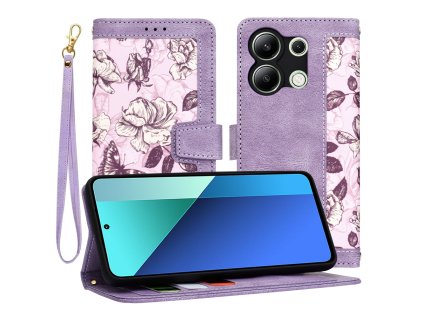 36946 techsuit flipcraft otvaracie ochranne puzdro xiaomi redmi note 13 4g tajomna fialova