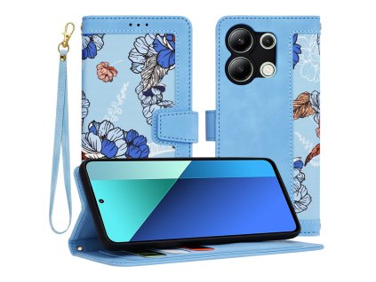 36943 techsuit flipcraft otvaracie ochranne puzdro xiaomi redmi note 13 4g ziariva modra