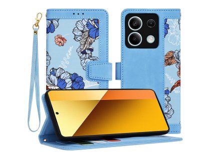 36907 techsuit flipcraft otvaracie ochranne puzdro xiaomi redmi note 13 5g ziariva modra