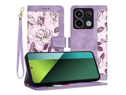 36922 techsuit flipcraft otvaracie ochranne puzdro xiaomi redmi note 13 pro 5g poco x6 tajomna fialova