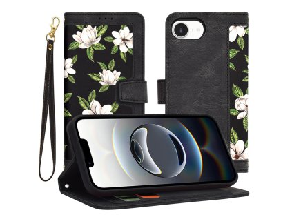 50577 4 techsuit flipcraft puzdro pre iphone se 4 2024 kvety usvitu flowers of the dawn