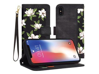 50565 techsuit flipcraft puzdro pre iphone x xs kvety usvitu flowers of the dawn