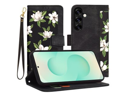 52710 6 techsuit flipcraft puzdro pre samsung galaxy s25 plus kvety usvitu flowers of the dawn