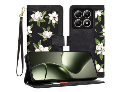 52503 techsuit flipcraft puzdro pre xiaomi 14t kvety usvitu flowers of the dawn
