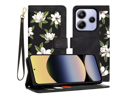 49443 5 techsuit flipcraft stylovy obal xiaomi redmi note 14 5g flowers of the dawn