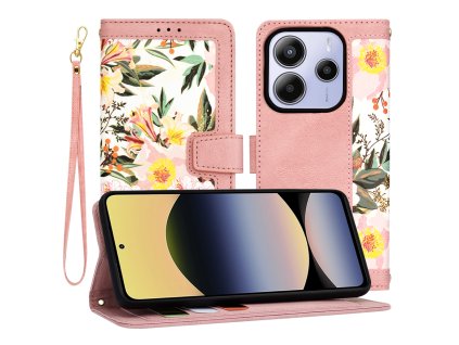 49446 5 techsuit flipcraft stylovy obal xiaomi redmi note 14 5g sweetheart pink