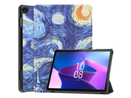 28463 techsuit foldpro ochranne puzdro pre lenovo tab m10 3rd gen tb328fu tb328xu starry night