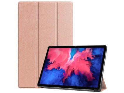 28157 techsuit foldpro ochranne puzdro pre lenovo tab p11 tb j606l tb j606f tab p11 plus tb j616f tb j616x ruzove zlata