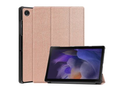 28112 techsuit foldpro ochranne puzdro pre samsung galaxy tab a8 10 5 2021 ruzove zlata
