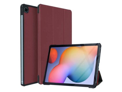 6868 5 techsuit foldpro ochranne puzdro pre samsung galaxy tab s6 lite p610 p615 cerveny