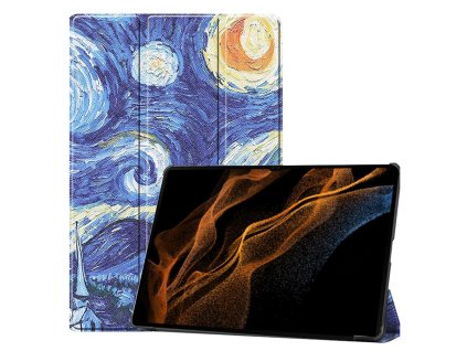 28256 2 techsuit foldpro ochranne puzdro pre samsung galaxy tab s8 ultra s9 ultra starry night
