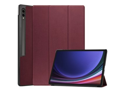 28004 techsuit foldpro ochranne puzdro pre samsung galaxy tab s9 plus s9 fe plus cervena