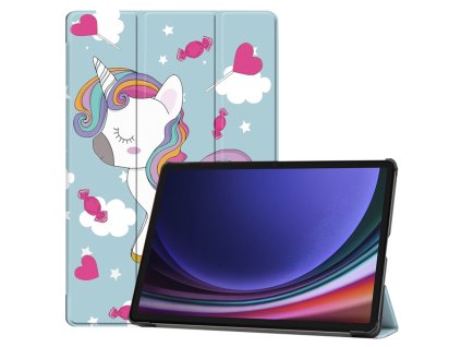 28211 techsuit foldpro ochranne puzdro pre samsung galaxy tab s9 plus s9 fe plus unicorn