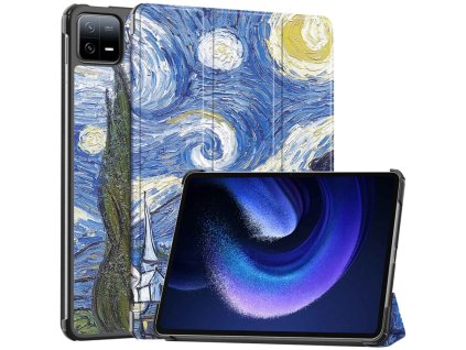 28442 techsuit foldpro ochranne puzdro pre xiaomi pad 6 pad 6 pro starry night