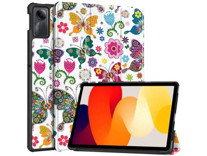 28418 techsuit foldpro ochranne puzdro pre xiaomi redmi pad se 11 motyl