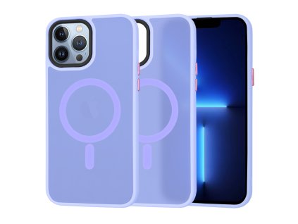 50397 techsuit halofrost magsafe series puzdro pre iphone 13 pro max svetlofialove light purple