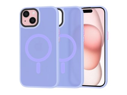 50475 techsuit halofrost magsafe series puzdro pre iphone 15 svetlofialove light purple