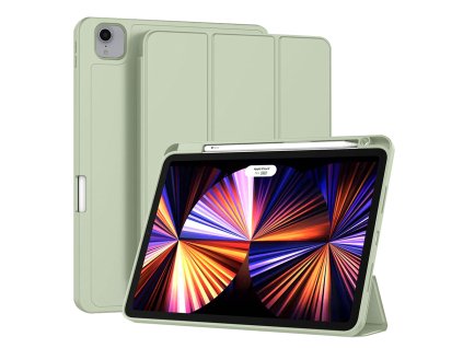 57744 techsuit knizkove puzdro flex trifold s drziakom na stylus pre ipad pro 11 2018 2020 2021 2022 matcha zelene