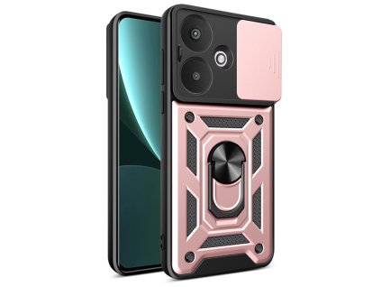 56775 techsuit kryt camshield series pre xiaomi redmi 13c 5g poco m6 ruzovo zlaty