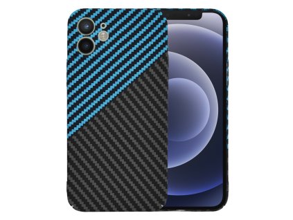 56919 techsuit kryt carbonite fibershell pre iphone 12 modra pulse