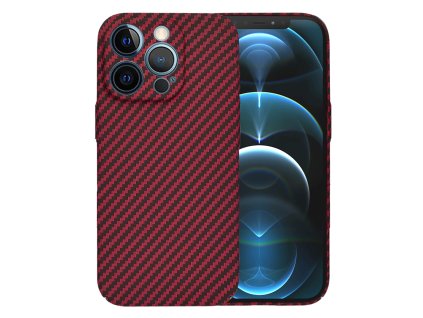 56922 2 techsuit kryt carbonite fibershell pre iphone 12 pro max cervena