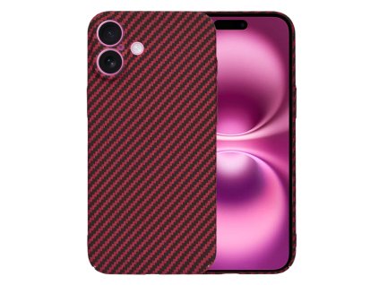 56934 techsuit kryt carbonite fibershell pre iphone 16 plus cervena