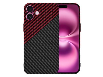 56943 techsuit kryt carbonite fibershell pre iphone 16 plus cervena vortex