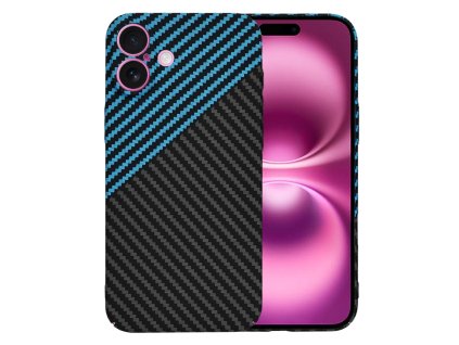 56937 techsuit kryt carbonite fibershell pre iphone 16 plus modra pulse