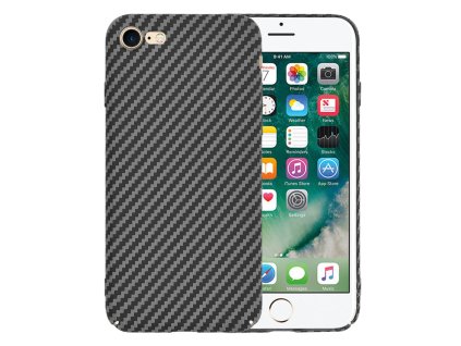 56946 techsuit kryt carbonite fibershell pre iphone 7 iphone 8 iphone se 2 se 2020 iphone se 3 se 2022 cierny