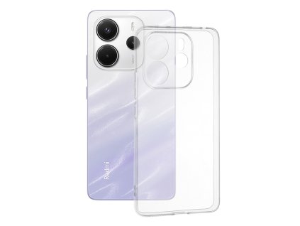56538 techsuit kryt clear silicone pre xiaomi redmi note 14 4g priehladny