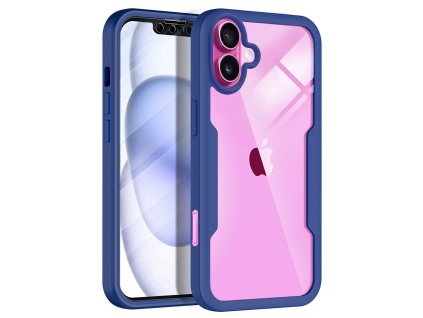 56886 techsuit kryt colorverse 360 ochranne sklo pre iphone 16 plus modry