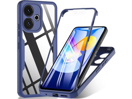 57021 techsuit kryt colorverse 360 ochranne sklo pre xiaomi redmi 13 poco m6 4g modry