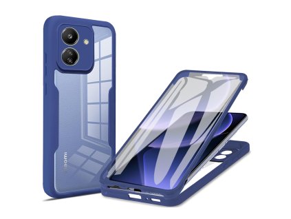56745 techsuit kryt colorverse 360 ochranne sklo pre xiaomi redmi 13c 4g poco c65 modry