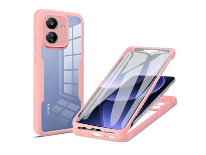 56742 techsuit kryt colorverse 360 ochranne sklo pre xiaomi redmi 13c 4g poco c65 ruzovy