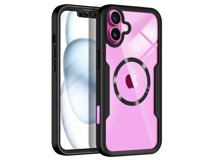 57117 techsuit kryt colorverse 360 magsafe ochranne sklo pre iphone 16 plus cierny