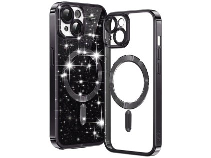 50331 7 techsuit luxury glitter magsafe puzdro pre iphone 15 cierne