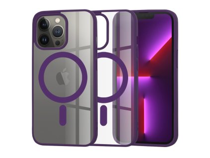 12847 1 techsuit magsafe pro obal na iphone 13 pro fialova