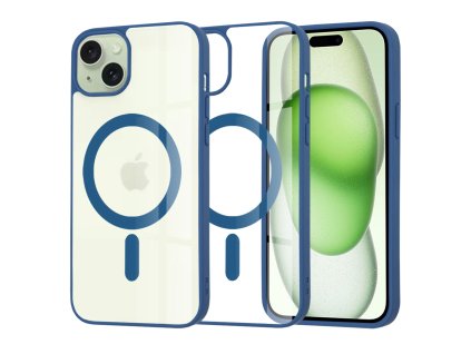 17881 techsuit magsafe pro obal na iphone 15 plus modra