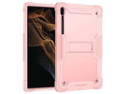 30676 2 techsuit ochranny kryt rugged tabshell ochranna folia na displej samsung galaxy tab s8 ultra s9 ultra ruzovo zlata